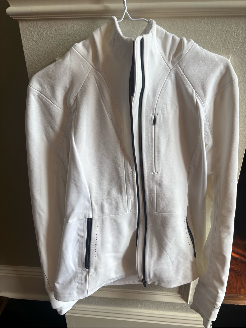 lululemon athletica White Women’s Full-Zip Utility Jacket White and Cream